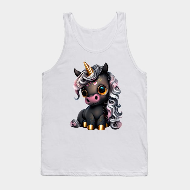 Cute Baby Unicorn Tank Top by MikeNotis